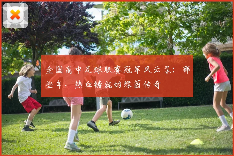 全国高中足球联赛冠军风云录：那些年，热血铸就的绿茵传奇