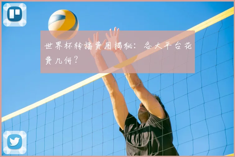 世界杯转播费用揭秘：各大平台花费几何？